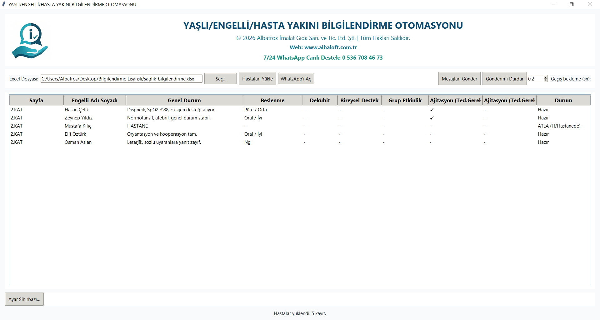 Bilgilendirme Sistemi Ekran 2